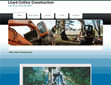 Tablet Screenshot of lcollinsconstruction.com